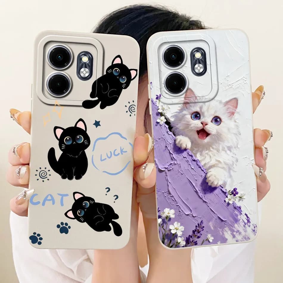 For Infinix Hot 50i X6531 X6532 Smart 9 Phone Case With Lovely Pattern Lens Protective Soft Silicone Jelly Cases Bumpers