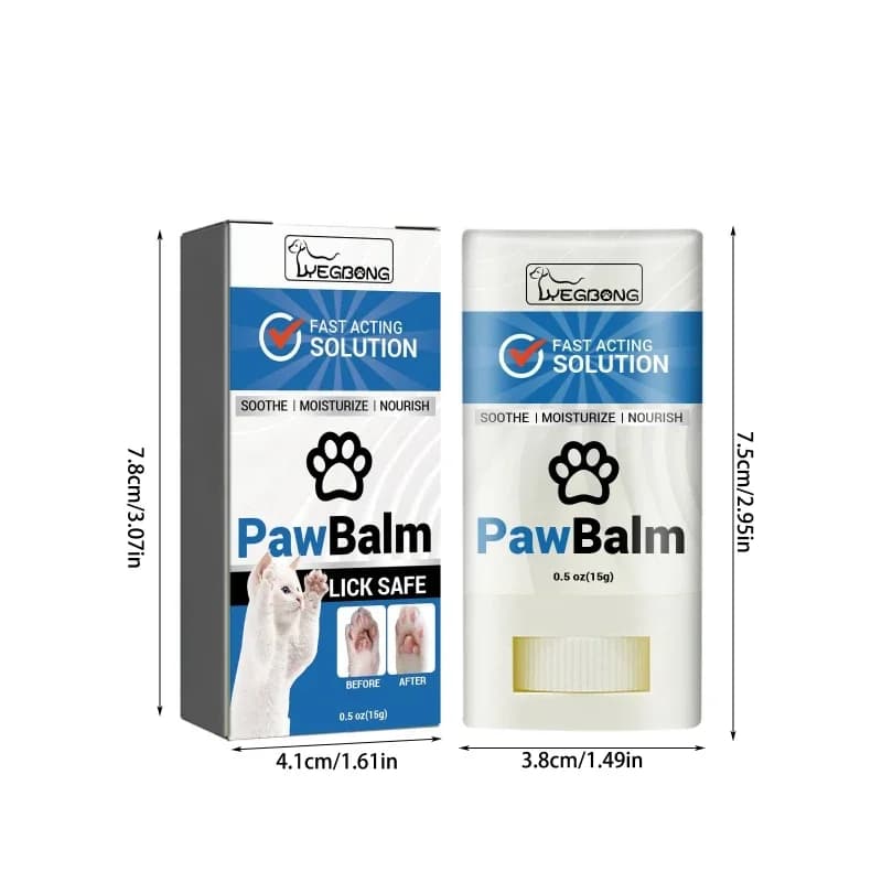 Balsamo per la Cura delle Zampe degli Animali Domestici, Crema Idratante e Confortevole per Cani e Gatti, Idratante per Zampe di Cuccioli
