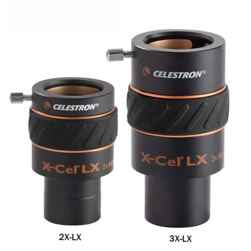 Oculare per Telescopio X-CEL LX da 1,25 Pollici Completamente Multirivestito con Lente di Barlow 2X/3X