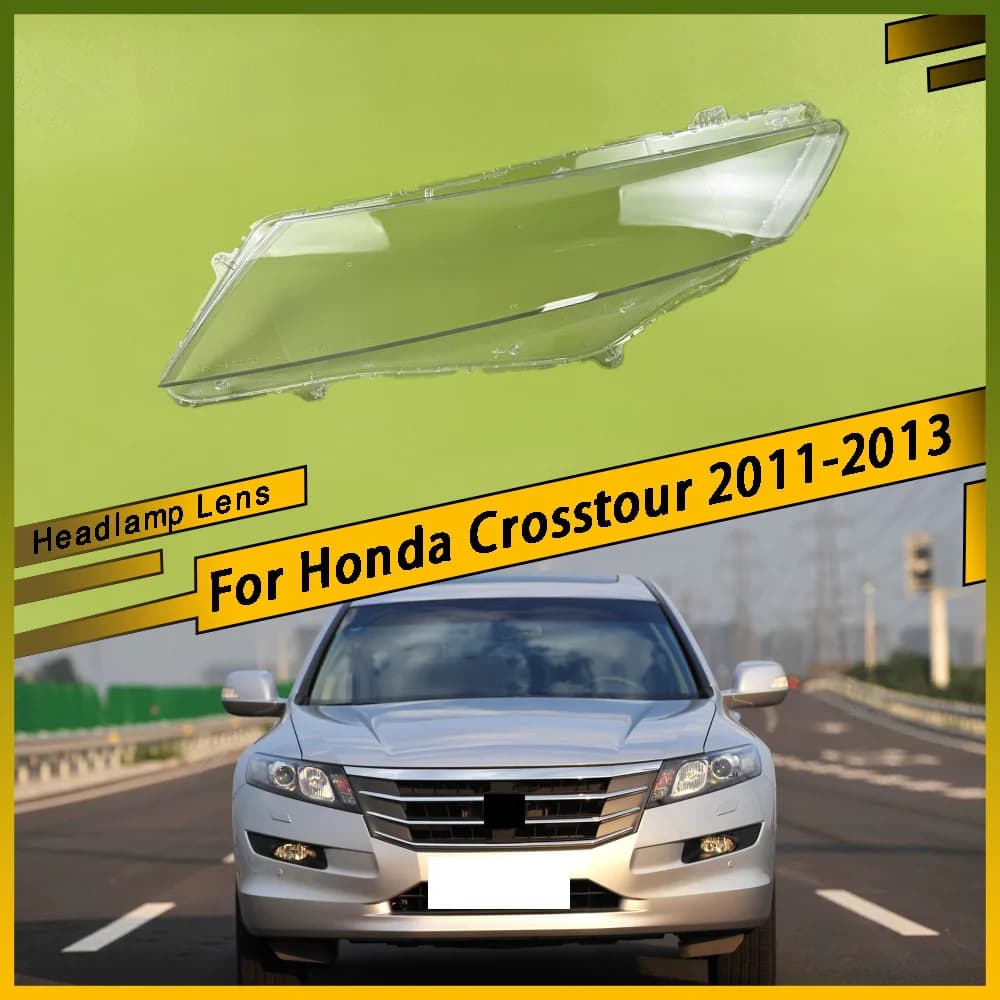 Per Honda Crosstour 2011 2012 2013 Faro Copertura Trasparente Copertura Faro Ombra Paralume Borsette Lampada Borsette Lente In Vetro