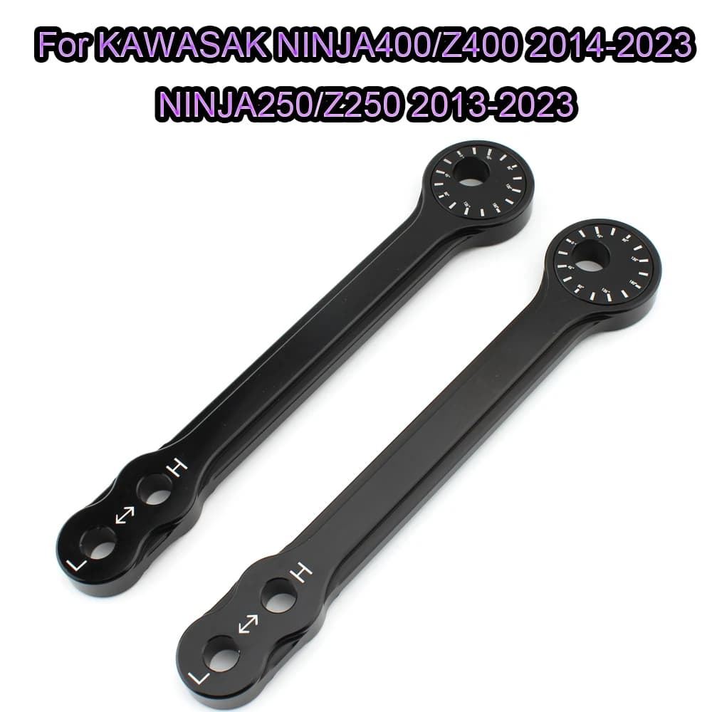Motorcycle Accessories Aluminum Alloy Body Lowering Accessories For KAWASAKI NINJA250/Z250 2013-2023 NINJA400/Z400 2014-2023