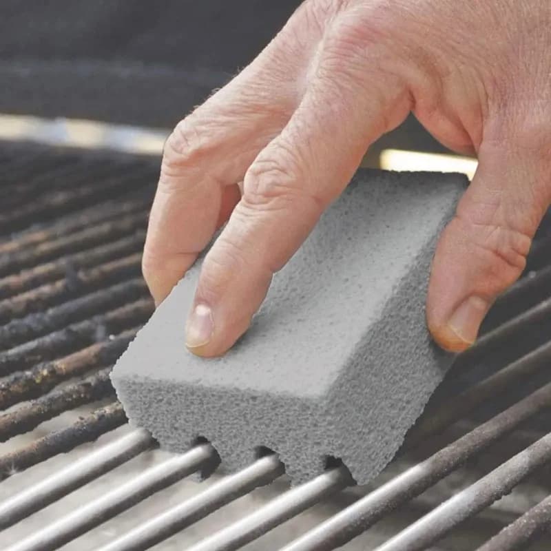 BBQ Grill Cleaning Brick Block strumenti per la pulizia del Barbecue detergente naturale griglia per Barbecue pietra pomice macchia d'olio cucina all'aperto utensili per Barbecue
