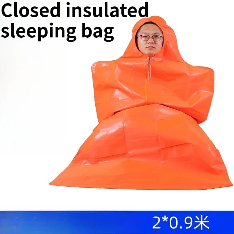 Coperta Isolante di Emergenza per Esterni, Resistente al Freddo, Sacco a Pelo da Campeggio, Coperta di Primo Soccorso in Alluminio Spesso