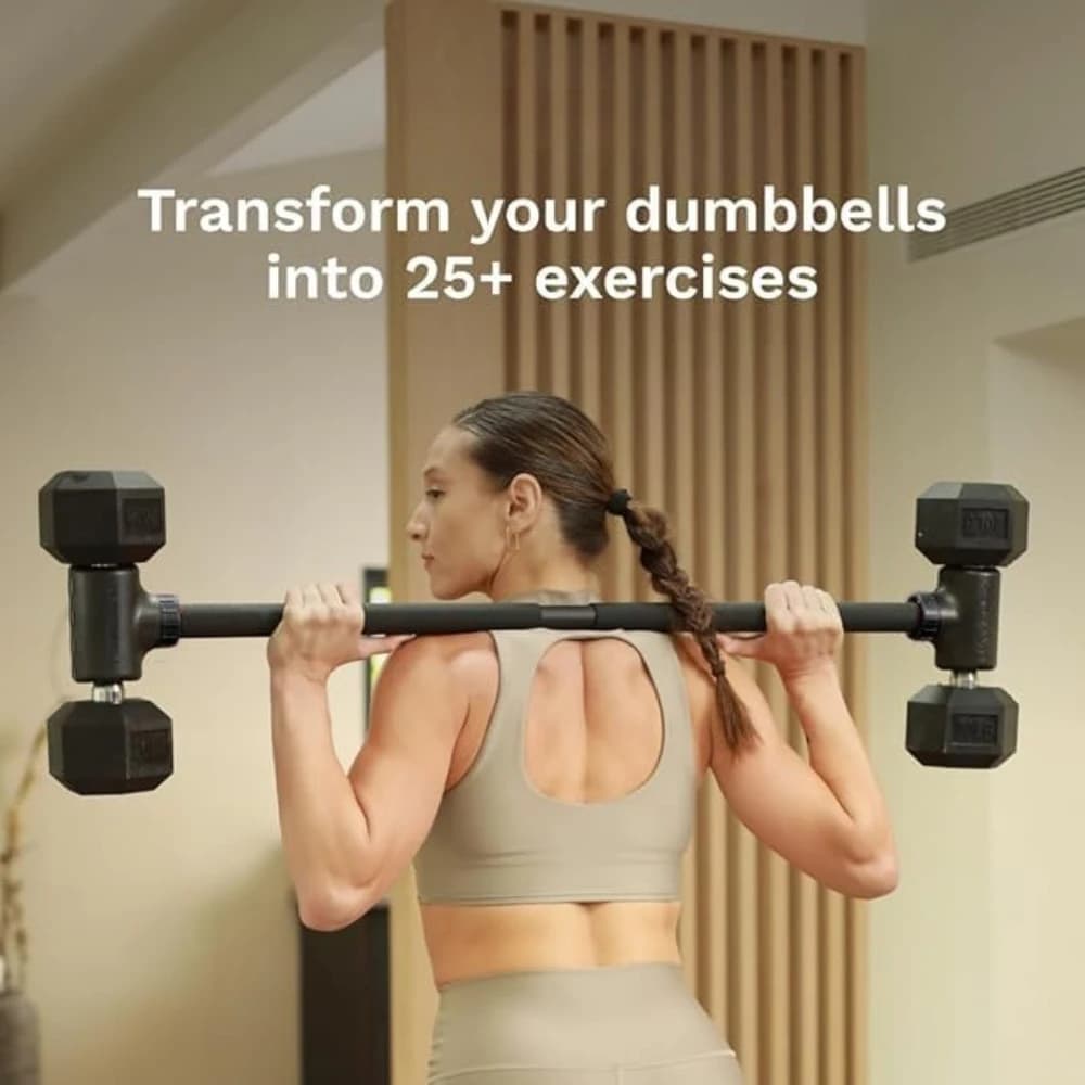 Convertitore Regolabile da Manubrio a Bilanciere e Kettlebell per Sollevamento Pesi in Palestra Domestica - Migliore Promozione