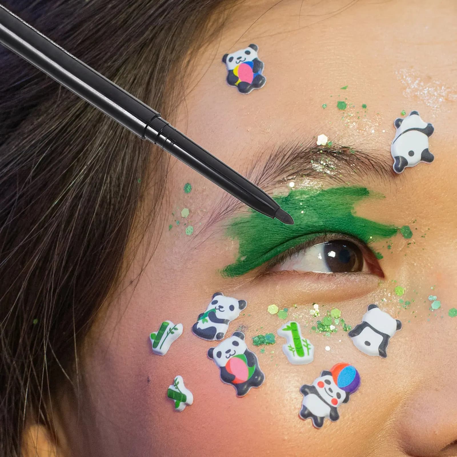 Set di 12 Matite per Sopracciglia e Eyeliner, Penne Gel per Occhi, Accessori per il Trucco Femminile, Facili da Applicare, Effetto Tridimensionale, Uso Professionale e Personale