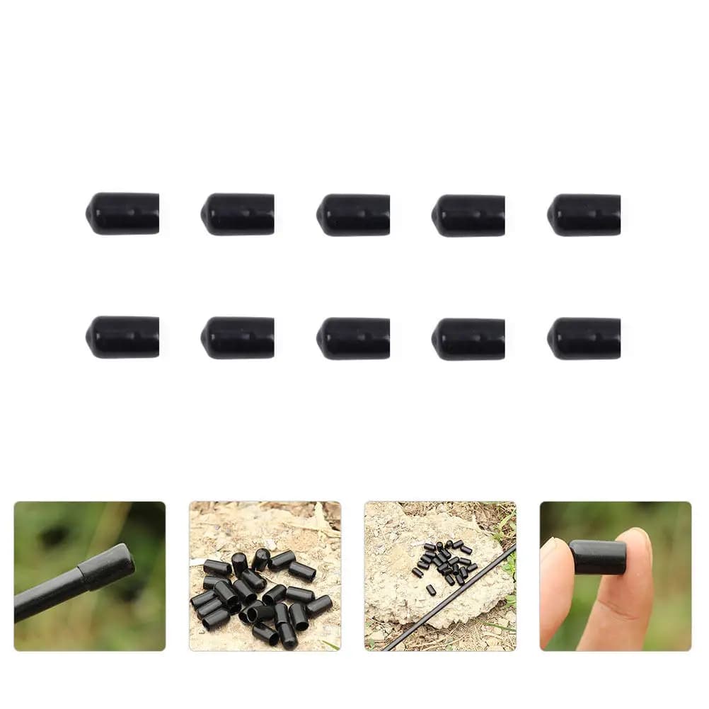 10Pcs Archery Rubber Arrowhead 8Mm Safety Tips for Practice Training Archery Hunting and Target Game Rubber Arrowhead