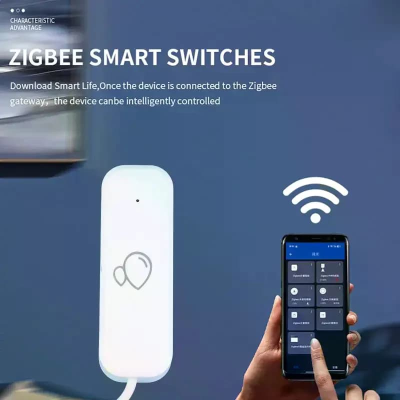 Sensore WiFi per perdite d'acqua, allarme allagamento, rilevatore di fughe, controllo remoto tramite APP, protezione smart per la sicurezza domestica