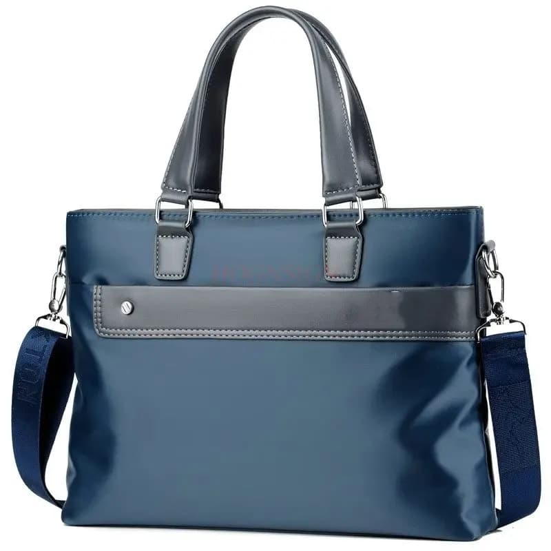 1pcs Men's bag, single shoulder crossbody bag, business casual briefcase, Oxford cloth backpack, horizontal men's handbag