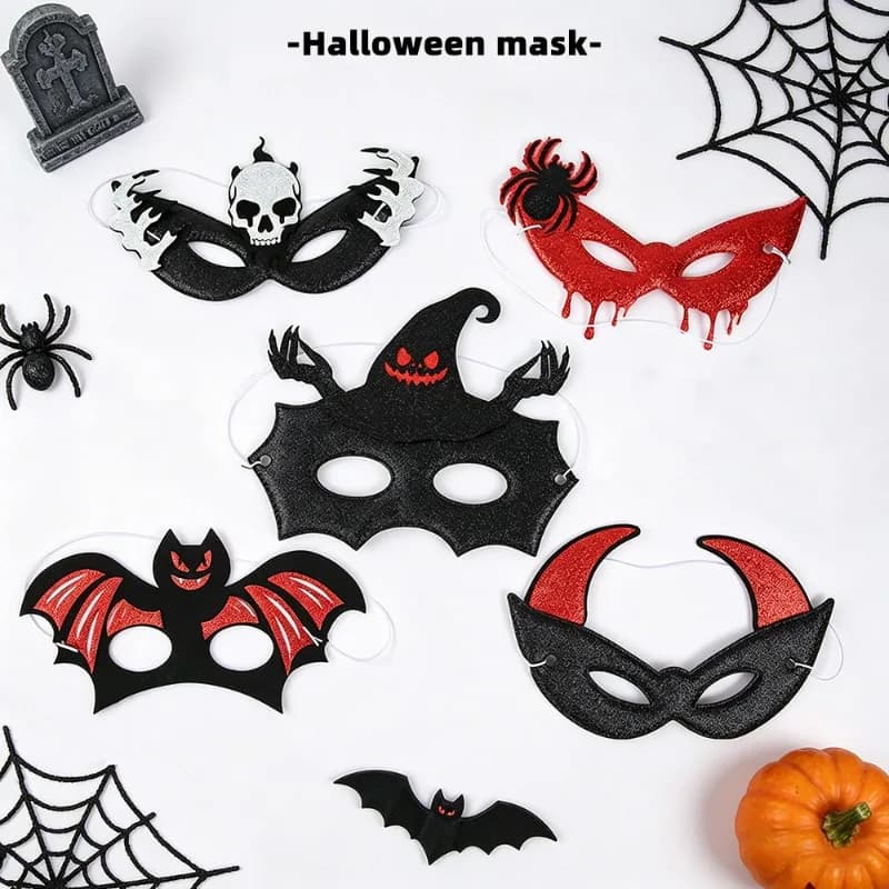 Halloween Skull Demon Eye Mask Funny Dress Up Prop for Festival Party and Photo Shooting Costume Cosplay Mask For Kids
