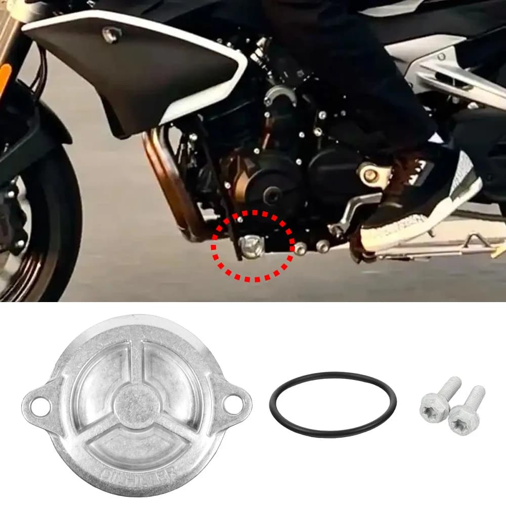 Anello di Tenuta per Filtro Olio Moto, Coperchio e Vite per CFMOTO 800MT 800NK CF800NK CF800MT CF MOTO 800 MT NK Tappi Olio Motore