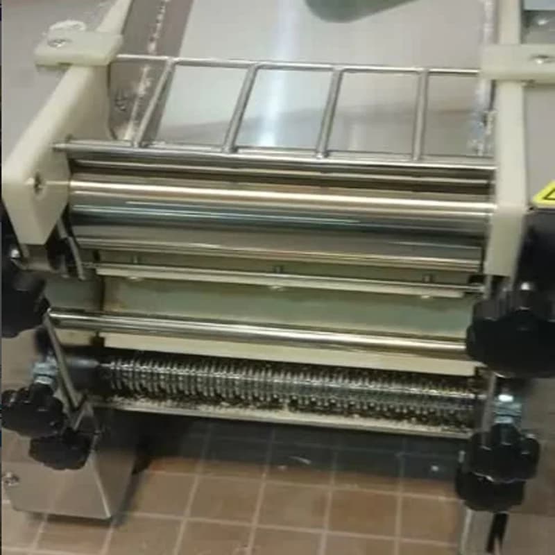 220V Electric Noodle Press Machine Pasta Maker Small Home Use Stainless Steel Dough Cutter Dumplings Roller Noodlez