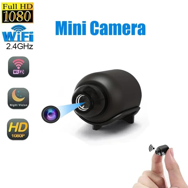 1-2 pcs HD 1080P Mini 2.4G WiFi Domestic Security Camera Small Cam Night Vision Movement Mini Cameras Baby Monitor