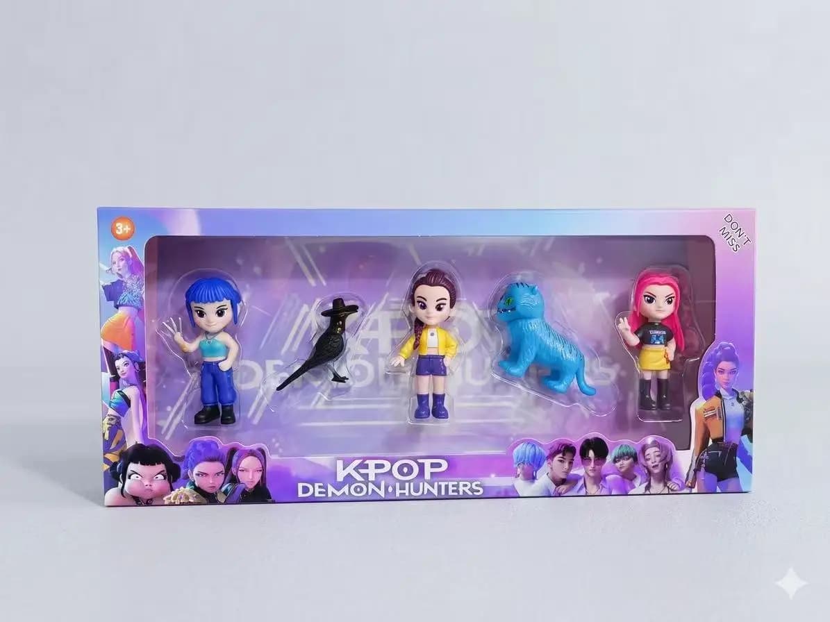 2026 Hot Selling Kpop Devil Hunter Rumi Zoe Mira Anime Statuette da Collezione in PVC per Scrivania, Regalo per Bambini