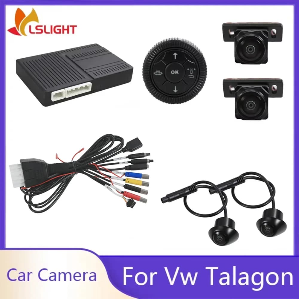 Universal Car Camera for Vehicle Models Vw Talagon AHD 360 ° Electronic Dashcam Accessories for Bird Eye panoramic system