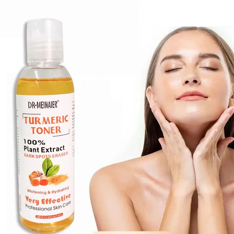 Moisturizing Turmeric Toner 118ml Vitamin C Plant Extract Deep Hydration Firming Nourishing Skin Brighten Skin Tone Serum