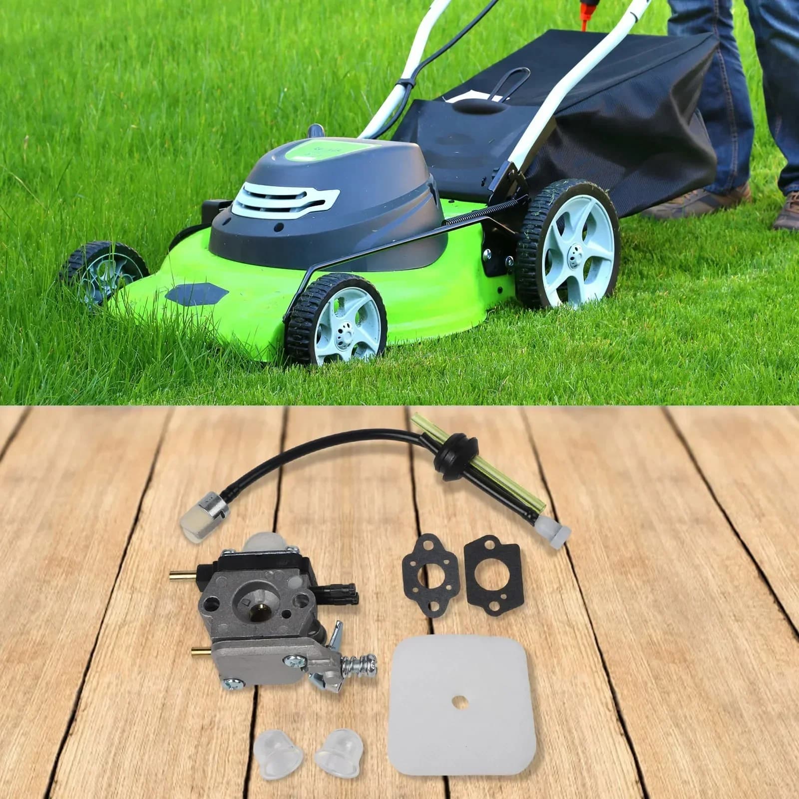 Per Echo TC-210 Serie Tubo Filtro Aria Kit Carburatore Manutenzione del Giardino Strumento Meccanico Installazione Senza sforzo
