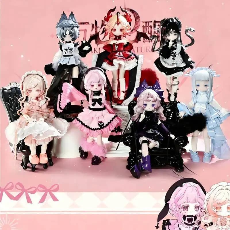 Bambola Bjd Blind Box 1/8, Figurina Articolata Carina, Bambola Kawaii Gothic Lolita, Giocattolo da Collezione, Regalo per Bambini e Adulti