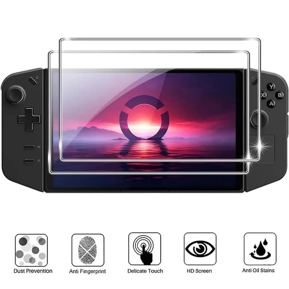 2 pezzi accessori di gioco protezione dello schermo Console portatile antigraffio in vetro temperato HD da 8.8 pollici per Lenovo Legion Go