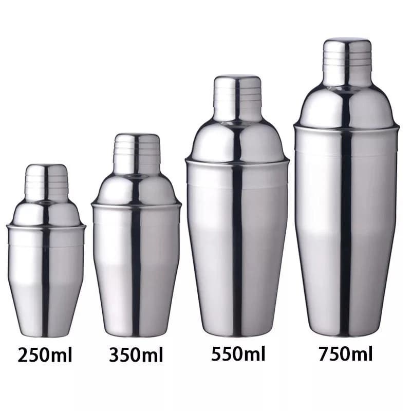 350/550/750ml Stainless Steel Shaker for Cocktails Cocktail Mixer Shaker Cocktails Accessories Party Bar Tool JBGJ01