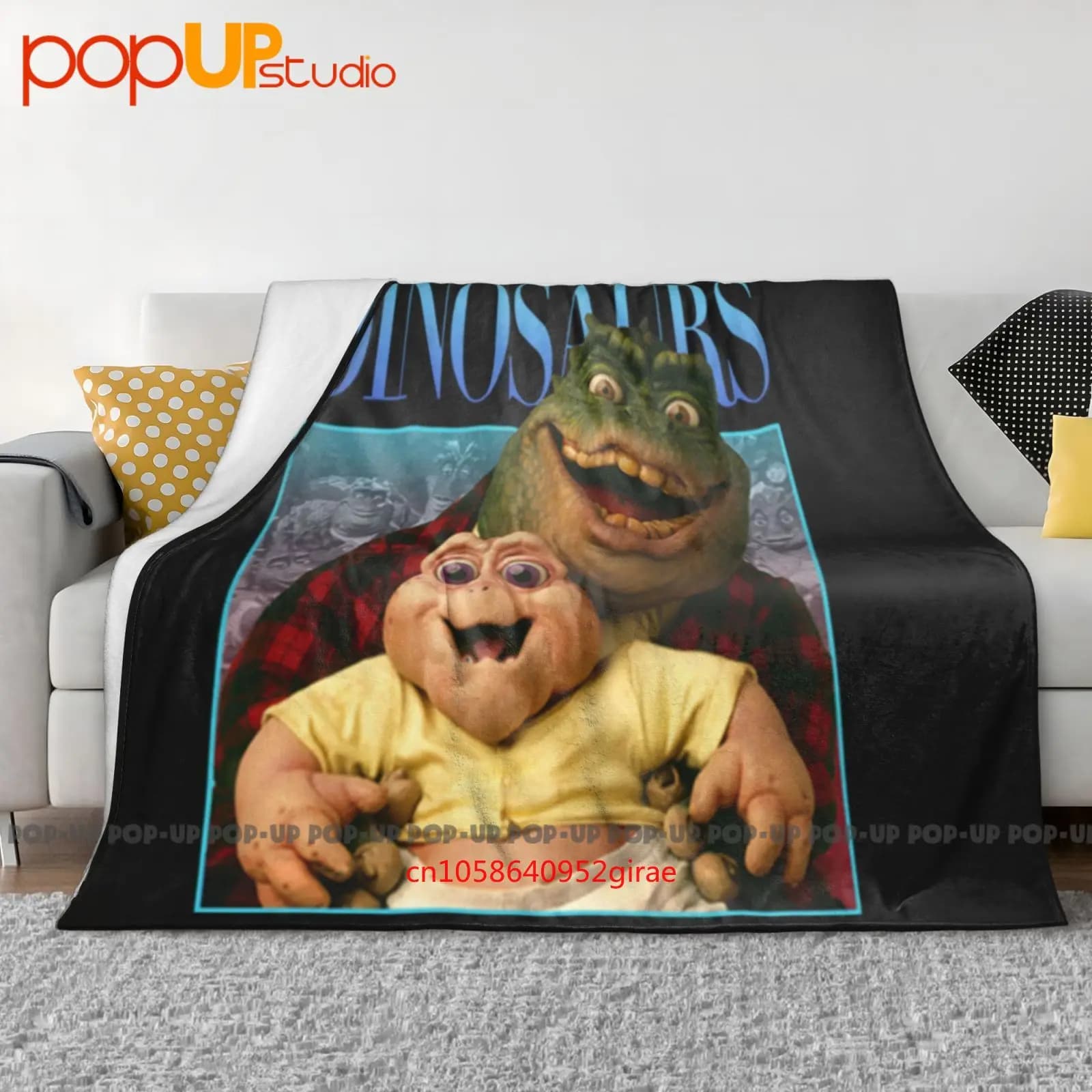 Dinosauri 1991 Tv Coperta ultra morbida Trapunta Copridivano invernale Copriletto