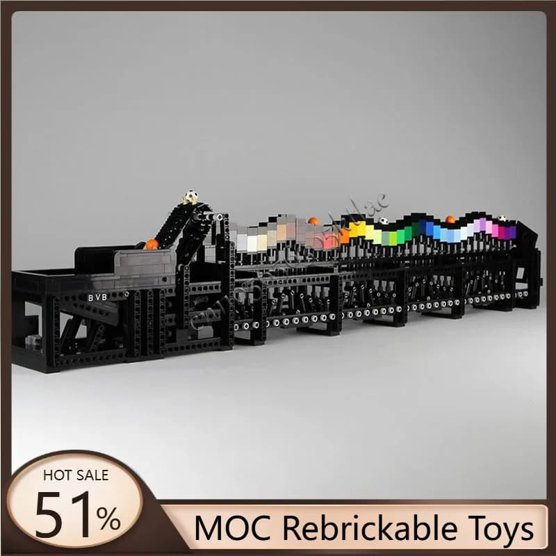 1988 PCS MOC Architecture Series Rainbow Bridge Model Creative Building Block Educational Assembly Toy For Kids Festival Gifts