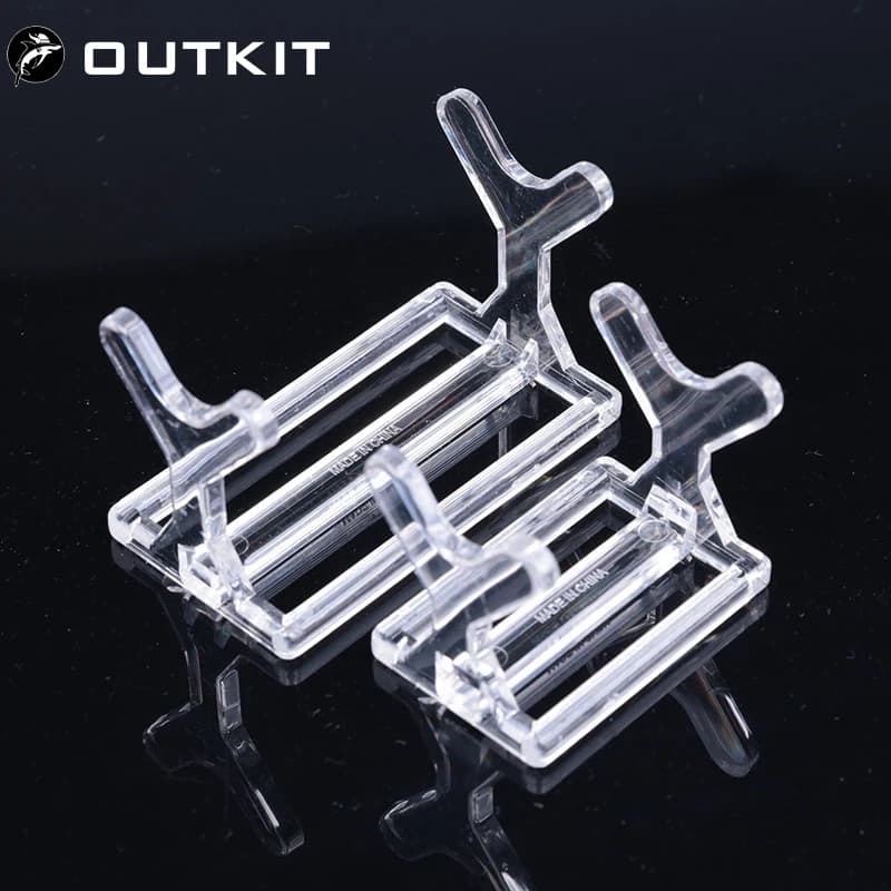 OUTKIT Esca da pesca che mostra il supporto per il negozio Esca acrilica Richiamo Swim profondo Wobblers Mostra scaffale Espositore Espositore