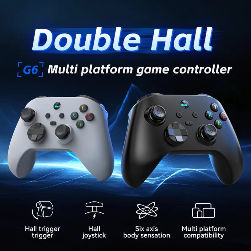 Mobile Game Controller For Switch/IOS/Andriod/PC Support Stream media/cloud Game Mobile Phone GamePad Hall effect joystick