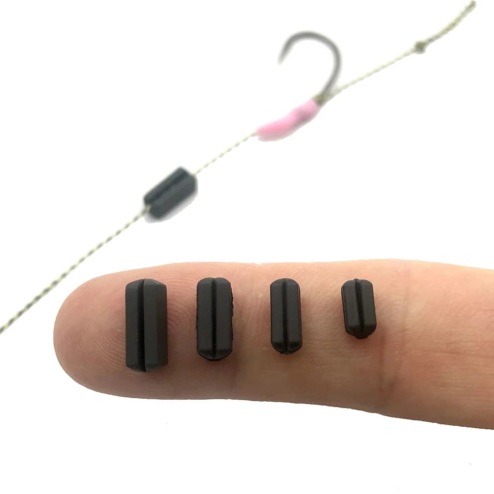 Accessories for carp fishing Quick change line in tungsten ballasts Accessories for mastic pipes for carp drilling systems
