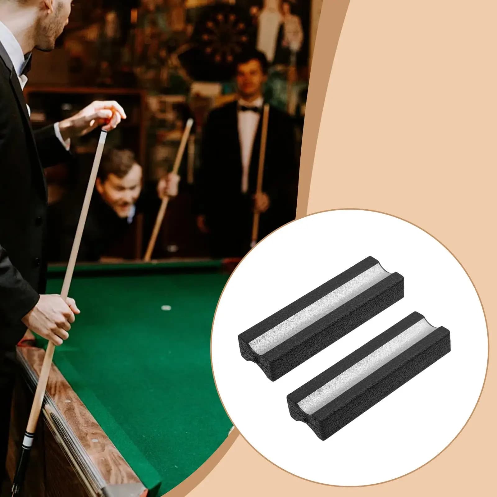 Set di 2 Modellatori per Punte di Stecche da Biliardo, Accessorio Versatile e Leggero per Appassionati, Strumento di Riparazione e Lucidatura