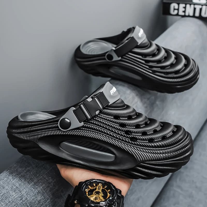 Sandali Sportivi Estivi da Uomo Antiscivolo, Scarpe Tipo Clog per Spiaggia e Acqua, Ciabatte Traspiranti in EVA