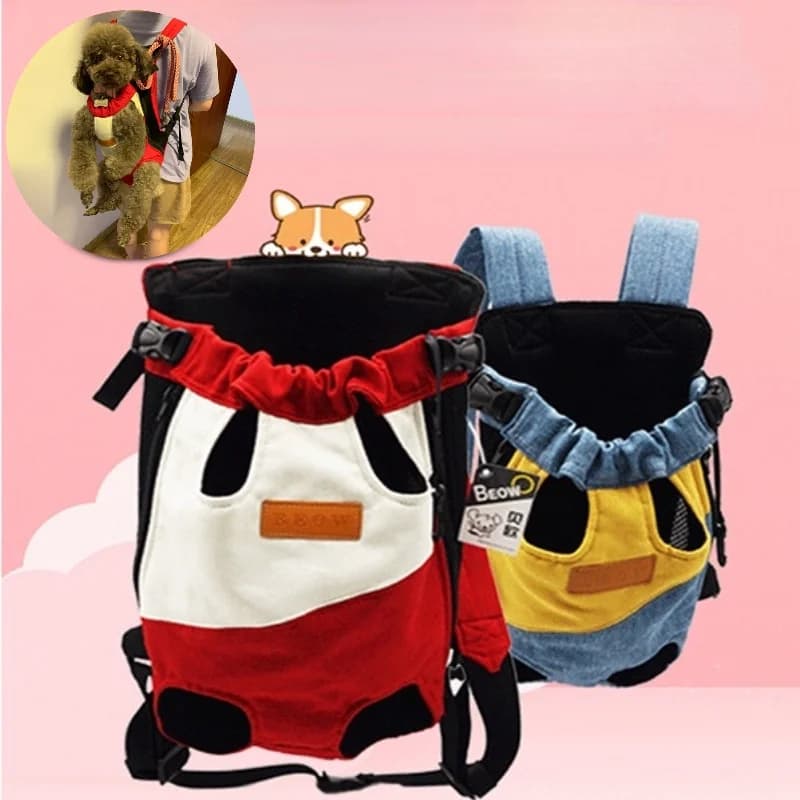 Pet Harness Carrier Portable Front Shoulder Pet Backpack Outdoor Carry Sling for Cats Small Dogs Pet Supplies