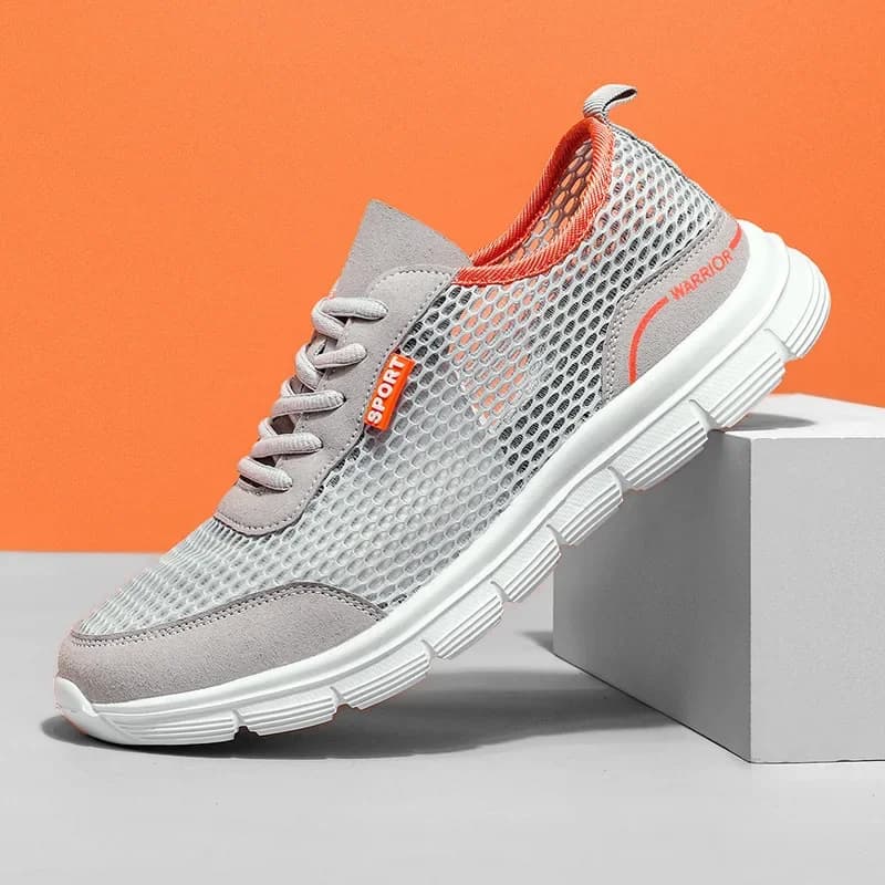 Scarpe da ginnastica calde Scarpe casual da uomo Scarpe da corsa maschili leggere Scarpe da tennis da esterno Scarpe da passeggio con suola morbida Scarpe piatte da uomo stringate