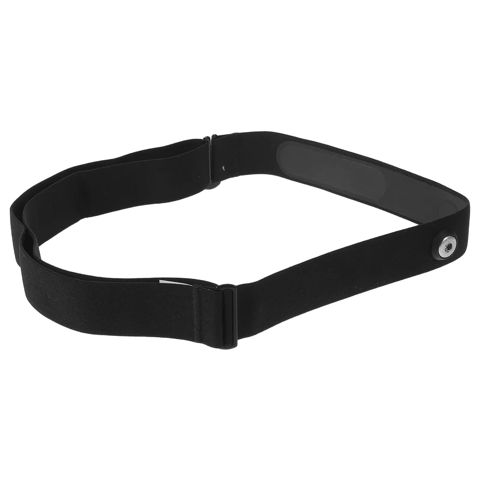 Heart Rate Monitor Chest Belt Replacement 43.3 Adjustable Black Fitness Tracker Strap Accurate Monitor Band for Gym Running