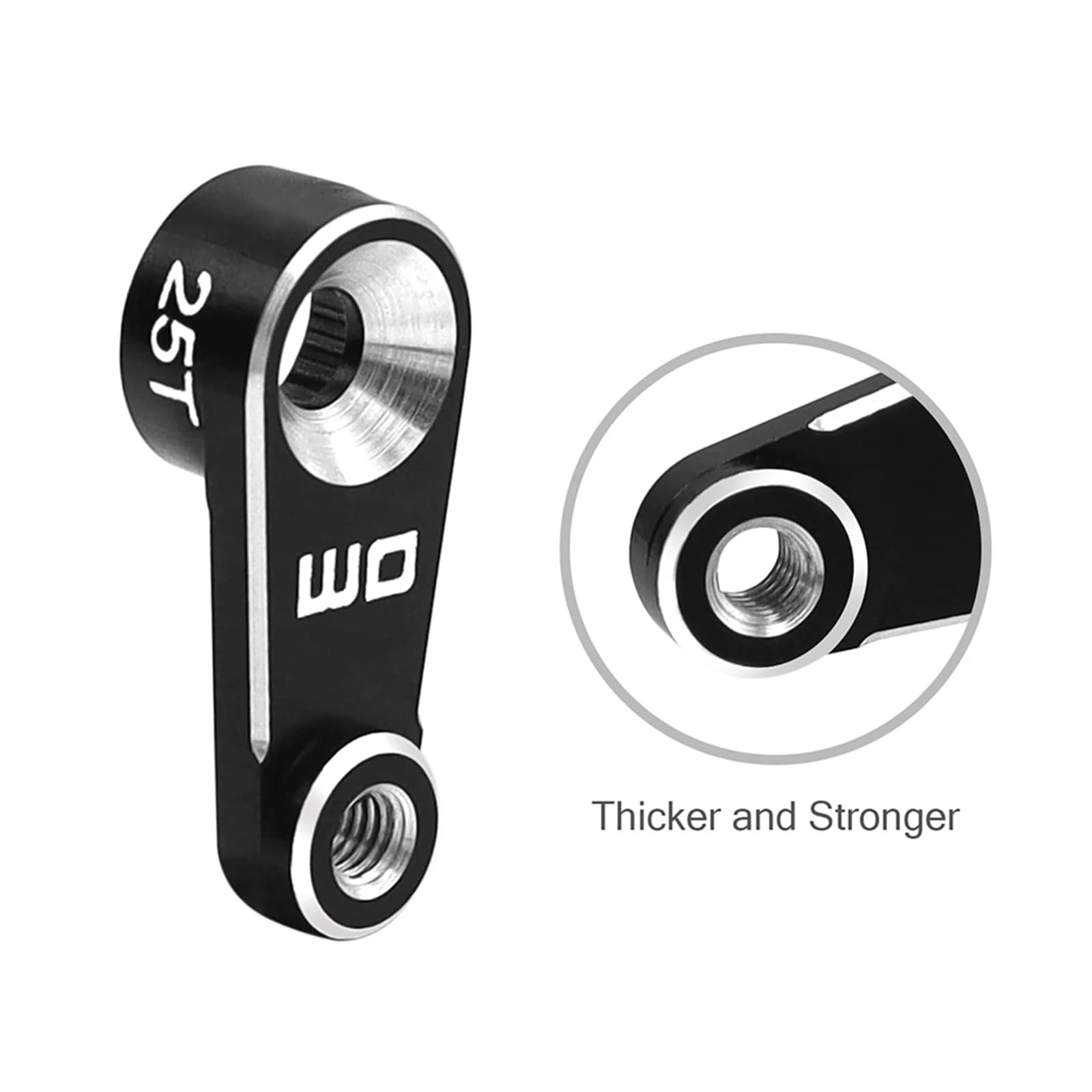 Set da 10 Pezzi: Servo Horn 25T 19mm per Crawler RC 1/18 TRX4M, Braccio Servo di Sterzo di Ricambio per TRX4M RC Crawler