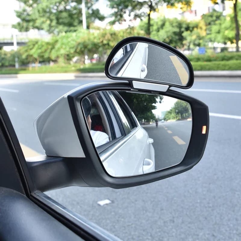 1PC Car Mirror 360 Degree Adjustable Wide Angle Side Rear Mirrors blind spot Snap way for parking Auxiliary rear view mirror