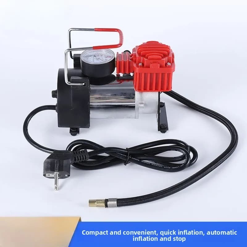 220V 150PSI Mini Air Compressor Electric Tire Inflator with Gauge Portable Tire Pump Electric Air Pump Auto Repair Accessories