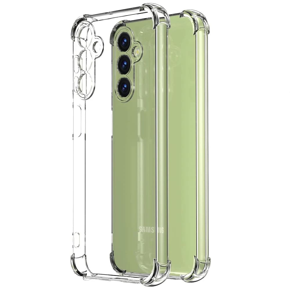Custodia antiurto morbida in silicone trasparente per Samsung Galaxy S24 S23 FE Plus Ultra A55 A35 A25 A15 A54 A34 A24 A14 Cover posteriore