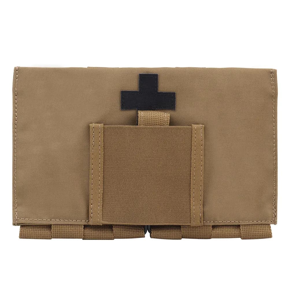 Borsa tattica di pronto soccorso con MOLLE e borsa per kit di sopravvivenza con passante per cintura Custodia IFAK Custodia medica Accessori da campeggio per caccia