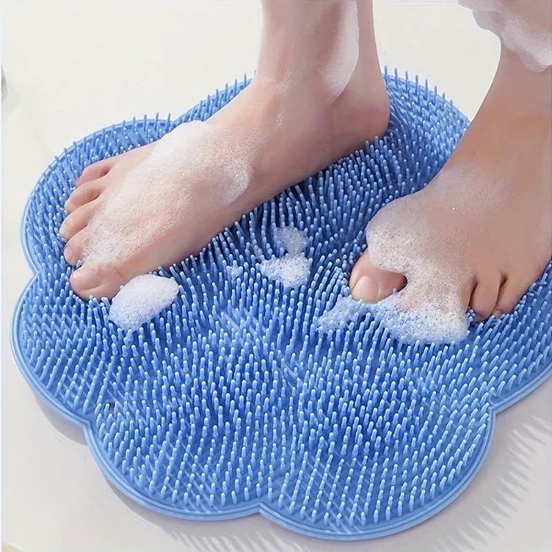 Tappetino massaggiante da bagno - Antiscivolo, facile da pulire, per esfoliazione e relax migliorati di piedi e schiena