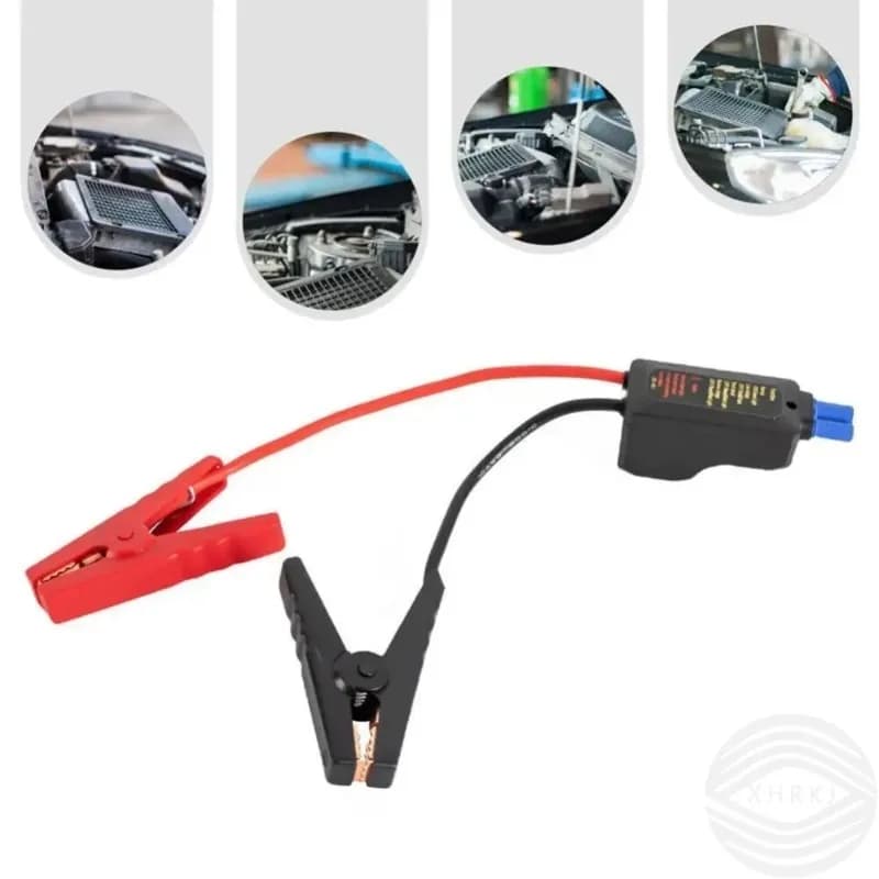 1 pz Cavo di avviamento di emergenza con connettore EC5 per camion/auto Batteria Clip a coccodrillo 650A Clip di accensione ad alta corrente