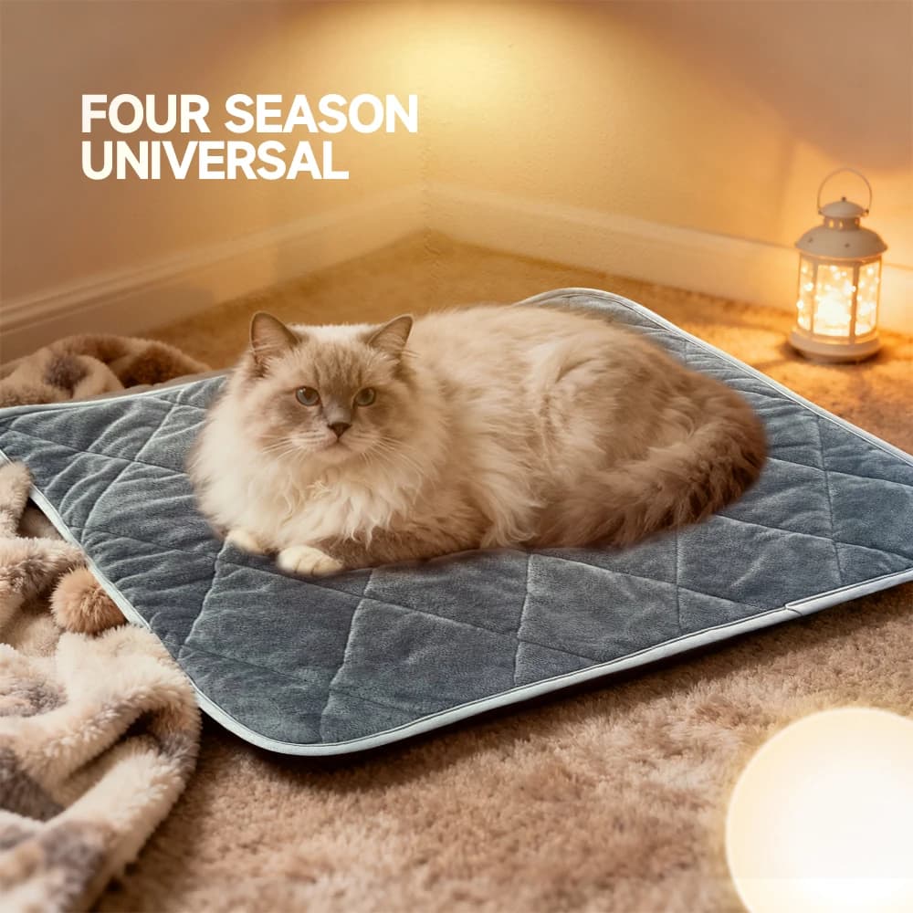 Cuscinetti autoriscaldanti per animali domestici Coperta Cuscino invernale caldo Tappetino Lavabile Animali domestici con nucleo riflettente termico per cani Gatti