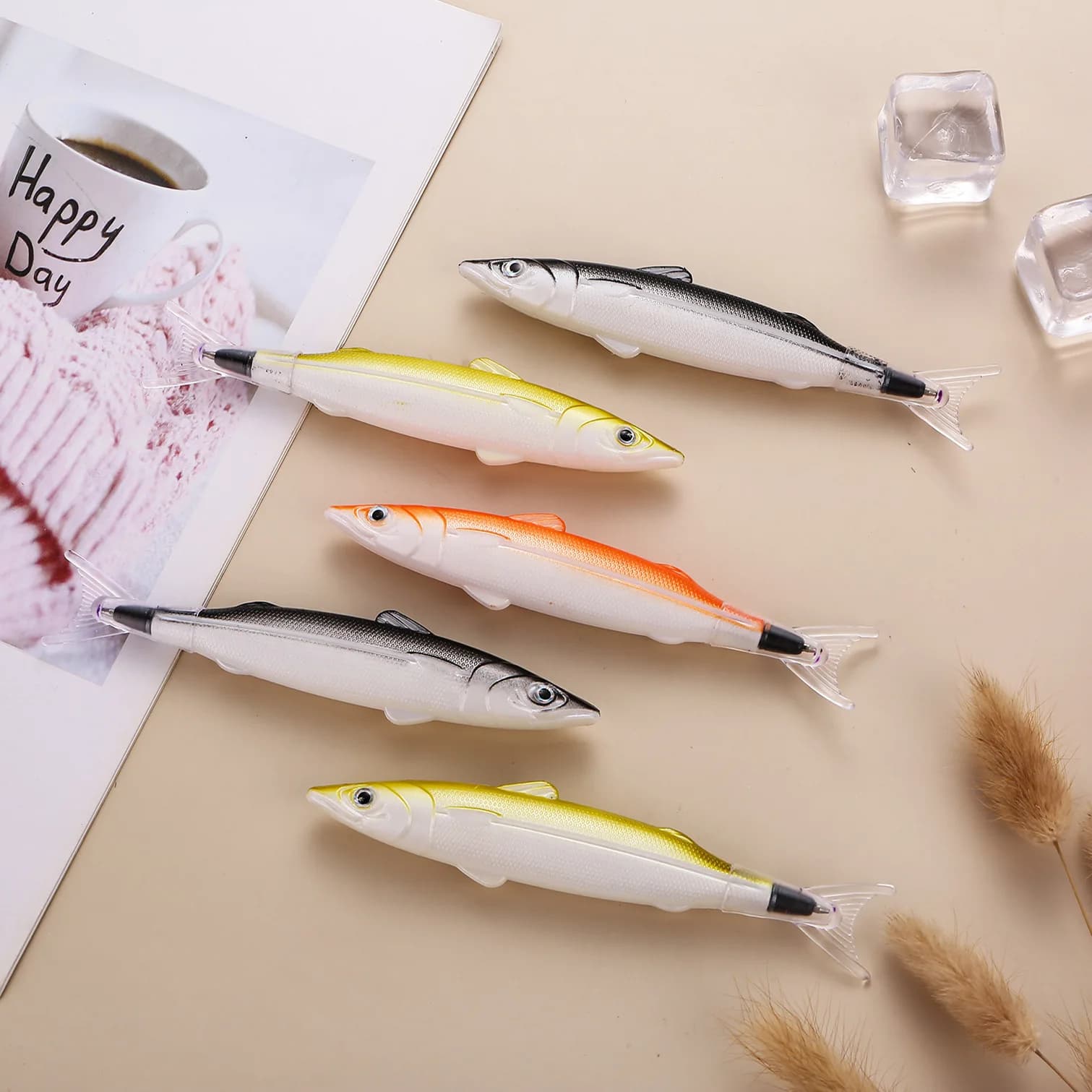 Creative Salted Fish Gel Ink Pen Special Ocean Styling Writing Instrument Fashion Office School Stationery Gift Idea