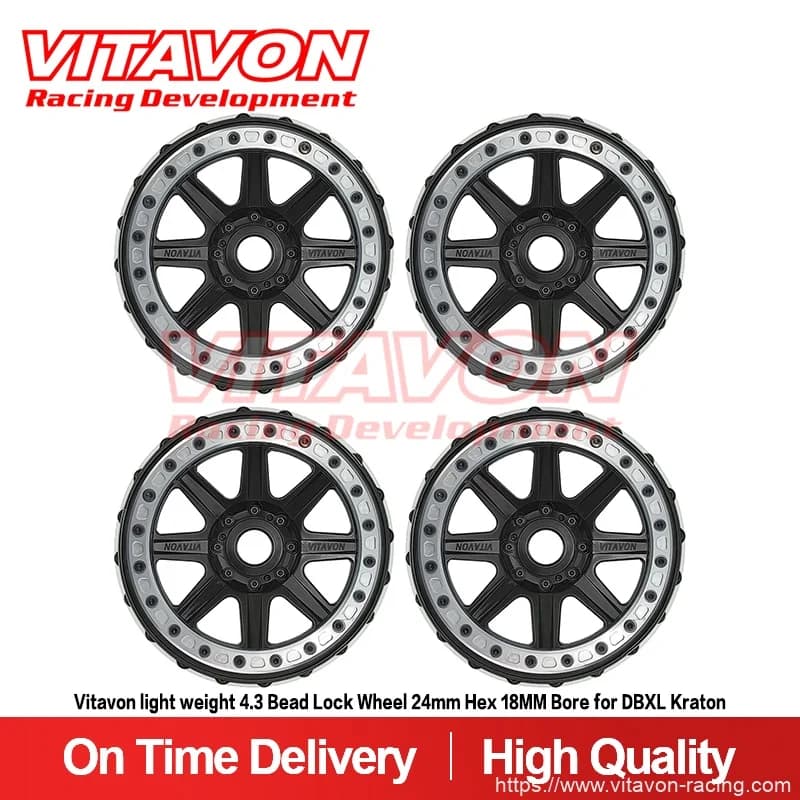 VITAVON light 4.3 24 mm hexagonal locking wheel 18 mm hole for DBXL Kraton