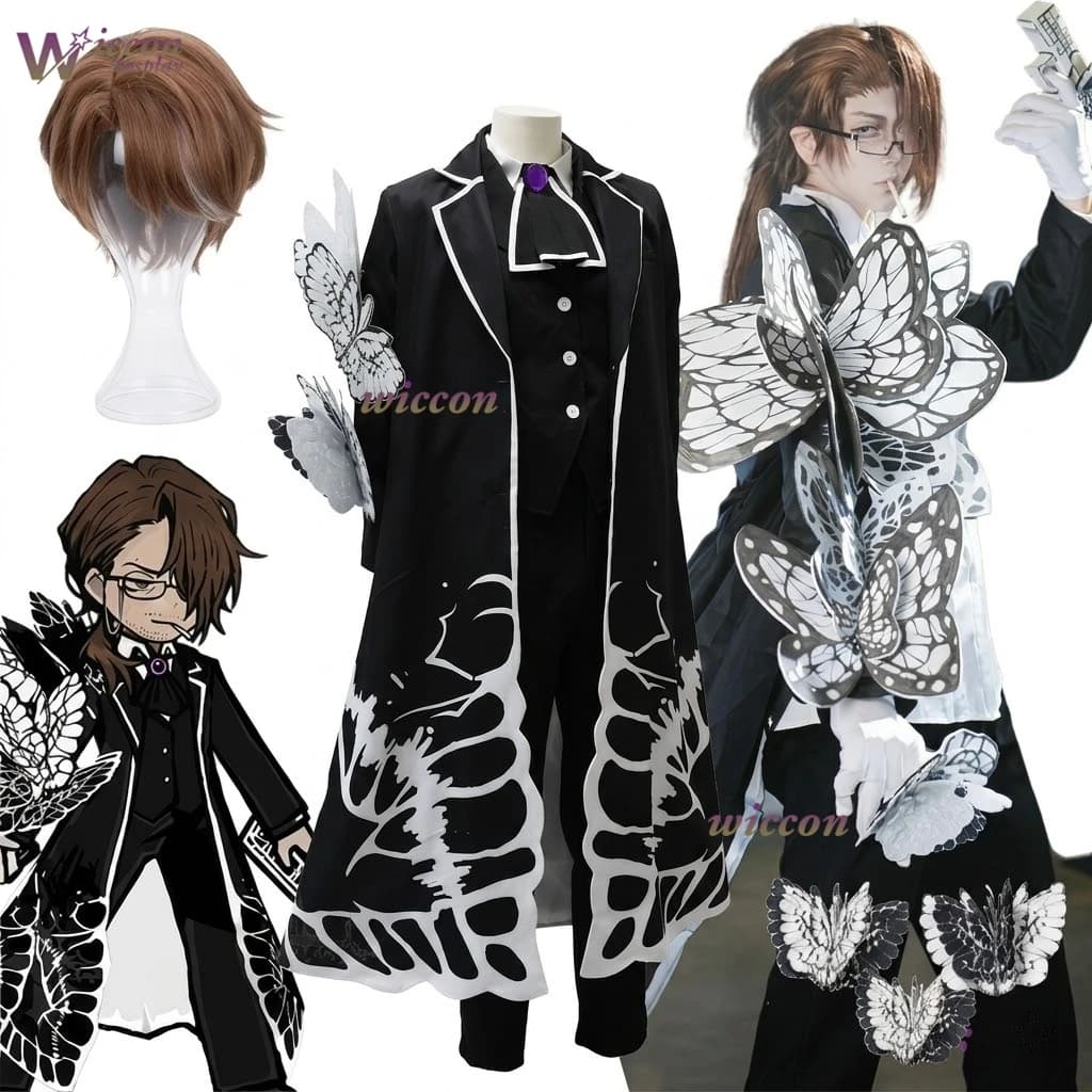 Costume Cosplay YesOk Library Of Ruina Holy Declaration Butterfly Funeral Gregor - Outfit Personaggio Anime Gioco - Per Feste e Giochi di Ruolo