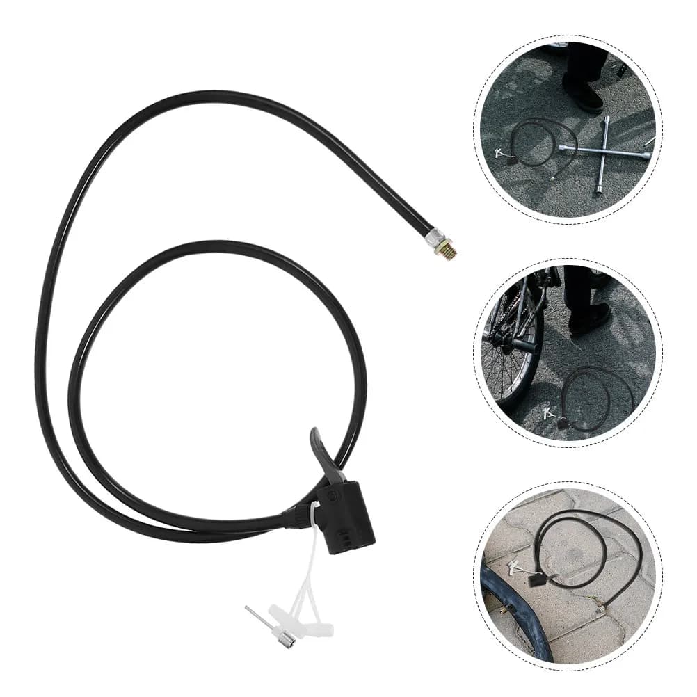 Bicycle Pump Hose Accessories Antifreeze Compressor Attachments Valve Adapter Tire Inflator Reusable Bike Replacement
