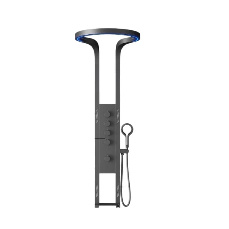 Set doccia con anello a luce ambientale Doccia domestica