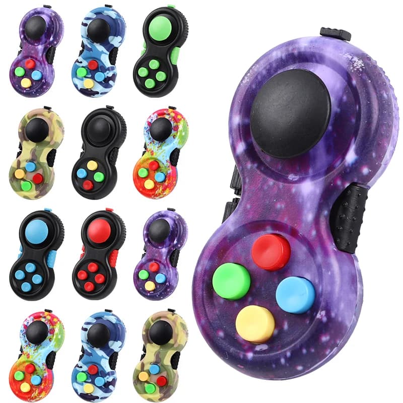 1/4/8pcs Fidget Pad Giocattolo Sensoriale Controller di Gioco Spremere Giocattolo Per Bambini Festa di Compleanno Favori Pinata Riempitore Per Adulti Ansia Sollievo dallo stress