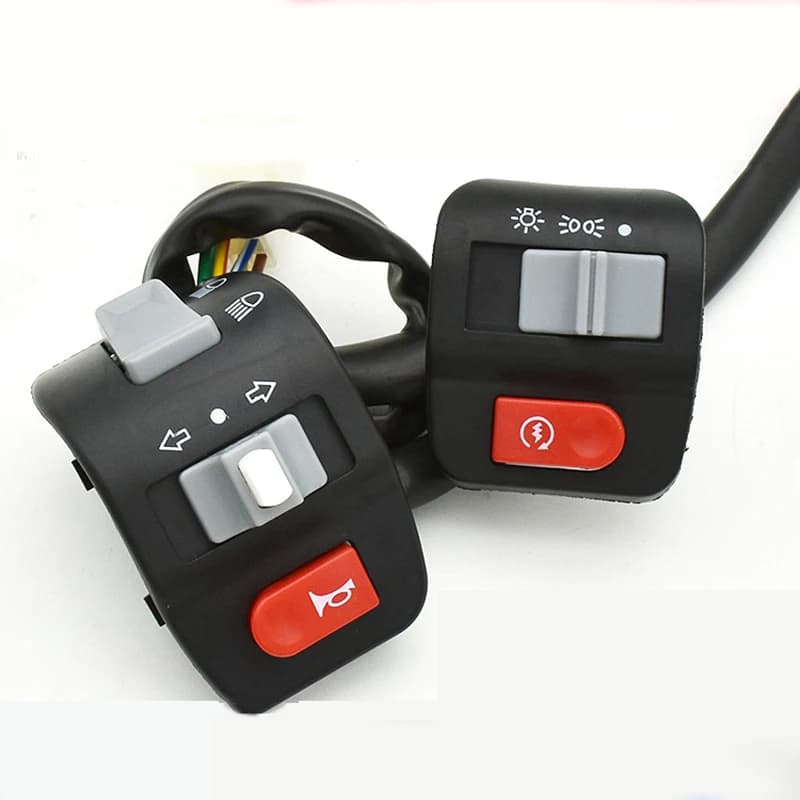 1 pair of dumbbell controller switches for Yamaha electric bike motor signal ON-OFF button switch of electric fendinebbia clacson