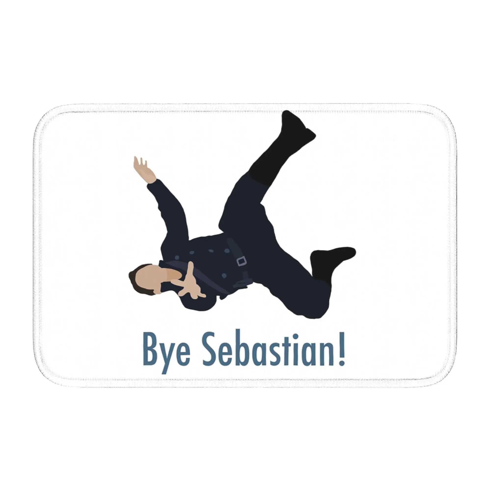 Bye Sebastian Stan - Tappetino, cuscino, tappeto, moquette, tappetino da cucina, tappetino per l'ingresso di casa, tappetino per il pavimento del bagno, tappetini per il bagno