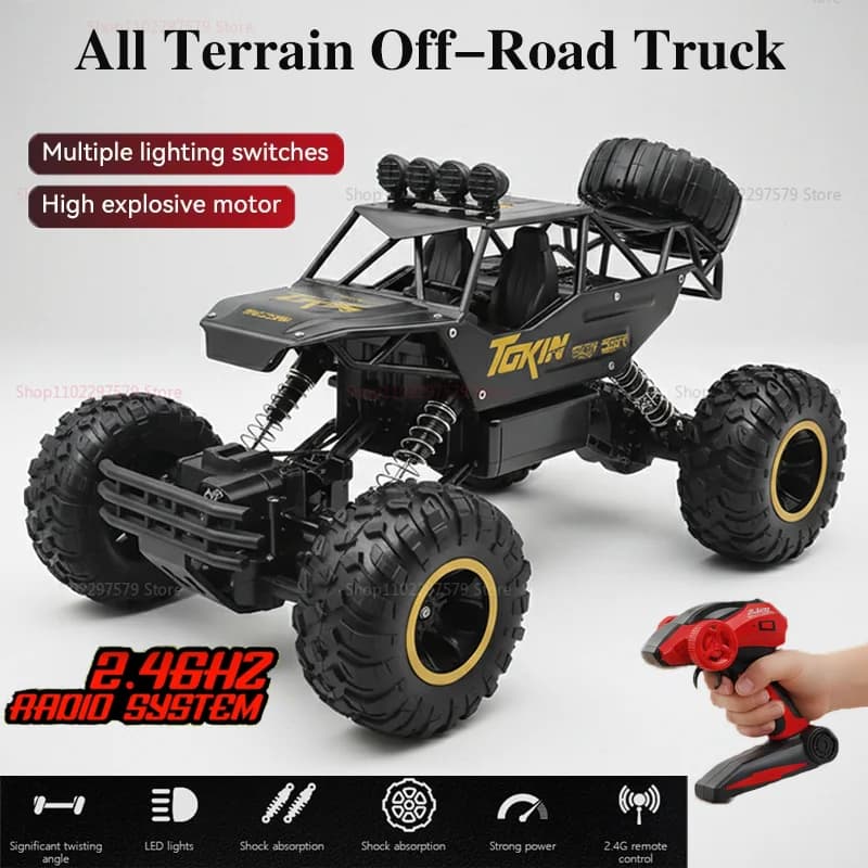 Auto RC Fuoristrada in Scala 1:12, Velocità 30KM/H, 4WD, Buggy Telecomandato, Veicoli Giocattolo Regalo per Ragazzi, Bambini e Adolescenti
